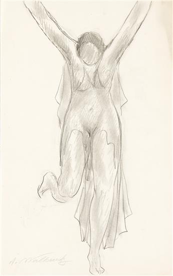 ABRAHAM WALKOWITZ (1878 - 1965, RUSSIAN/AMERICAN) Isadora Duncan, (Group of Three Drawings).